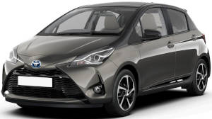 Rent a car in Rhodes Toyota Yaris Automatic