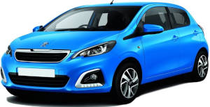 Rent a car in Rhodes Peugeot 108