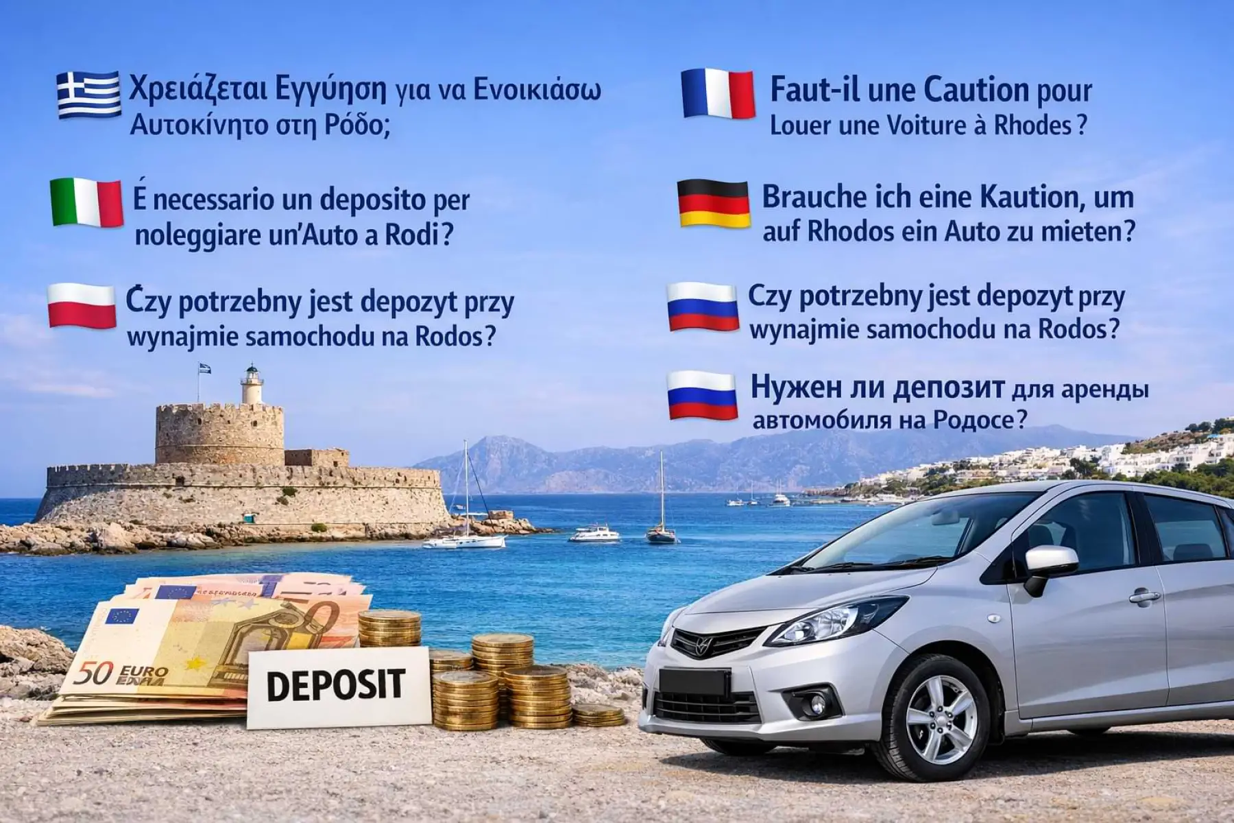Do I Need a Deposit to Rent a Car in Rhodes?